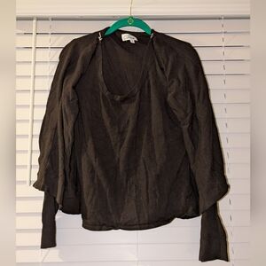 Claus Women's Black Sweater w/ Built In Blouse M